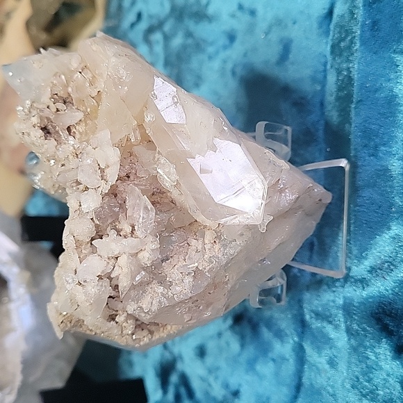 Pink Lemurian Quartz Cluster From Colombia - Picture 1 of 7